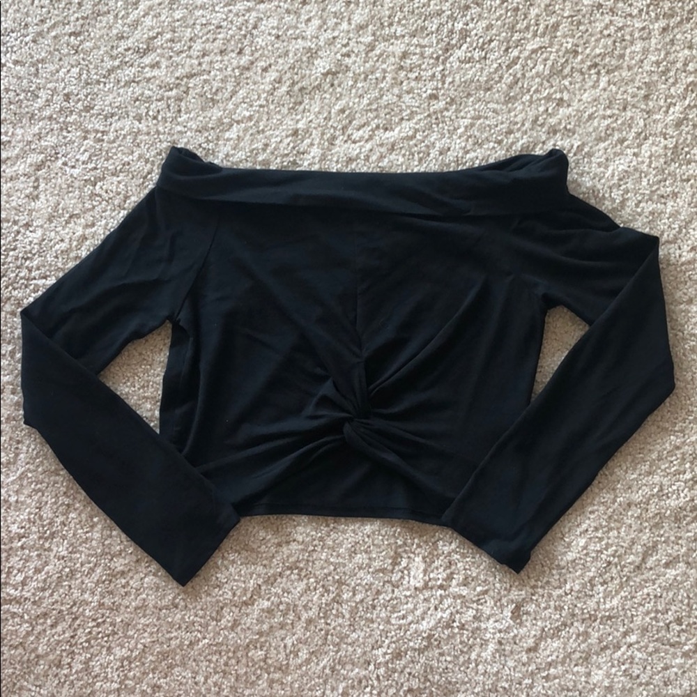 Black Fashion Nova Crop Top